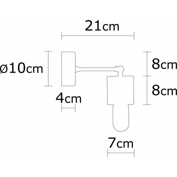 Santo wandlamp N-865 - Hout
