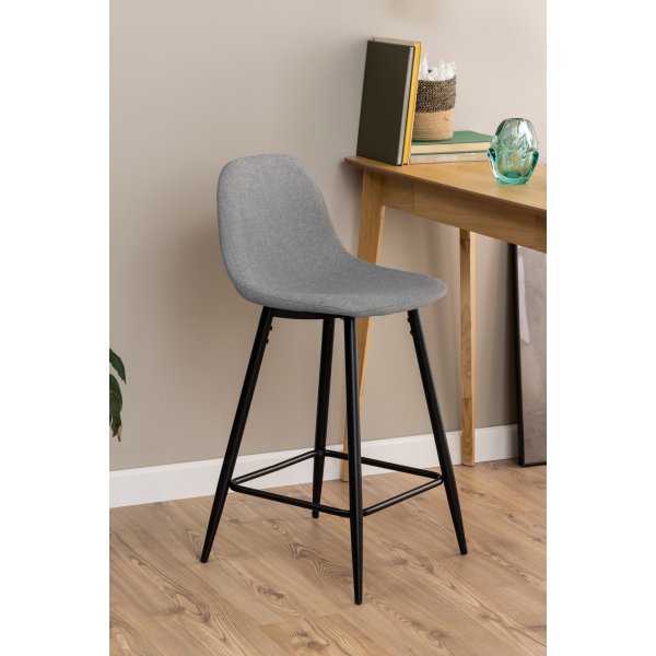 Tabouret de bar Wilma - Gris Tabouret de bar Wilma - Gris