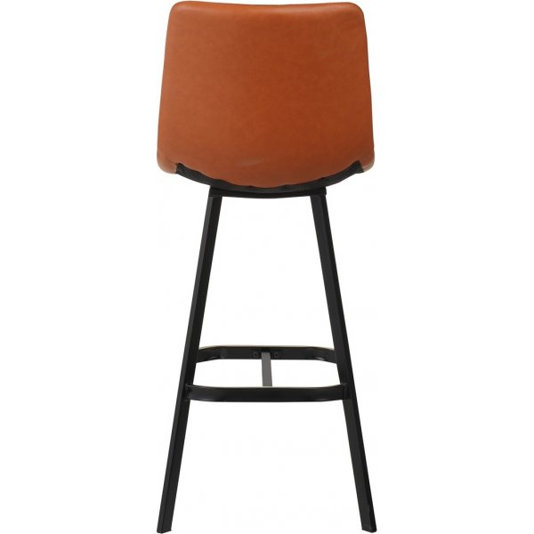 Oregon barstol - Brun PU/svart + Textilrengöring för möbler Oregon barstol - Brun PU/svart + Textilrengöring för möbler