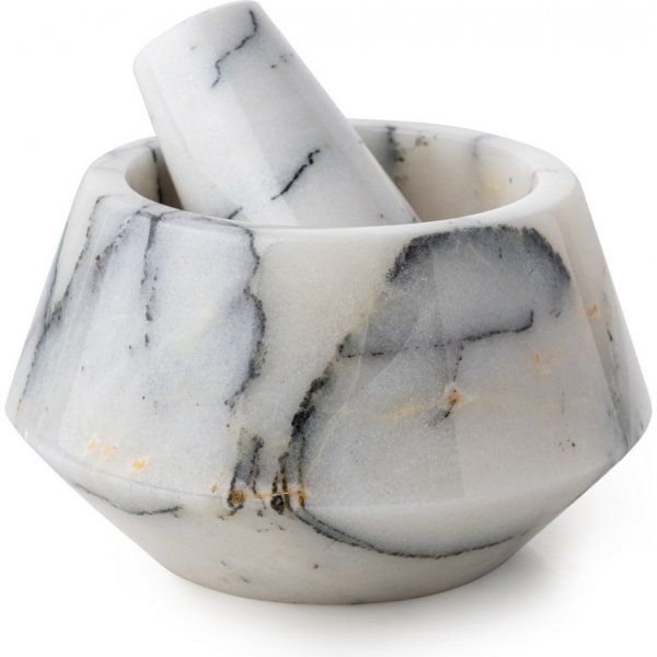 Mortel i vit marmor frn Sicilien