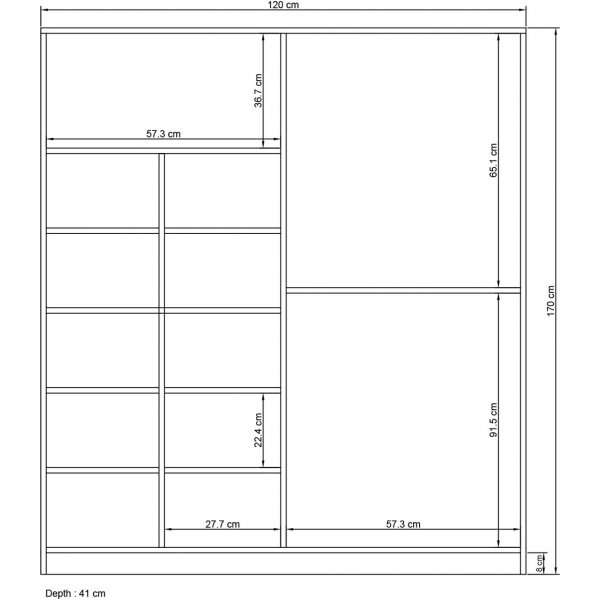 Regis garderob - Vit