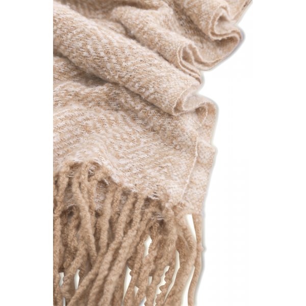 Ljung pläd 130x170 cm - Beige/vit Ljung pläd 130x170 cm - Beige/vit