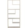 Staal bokhylla - Beige