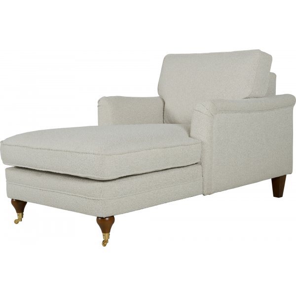 Fauteuil divan bouclé blanc - Howard Fauteuil divan bouclé blanc - Howard
