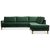 Blues byggbar soffa - Valfri färg + Möbelvårdskit för textilier