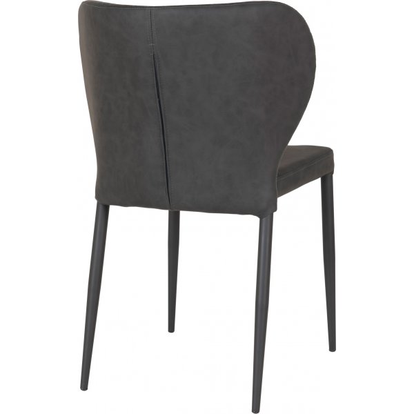 Chaise de salle à manger Pisa - Gris foncé Chaise de salle à manger Pisa - Gris foncé