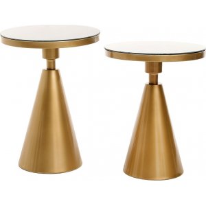 Chalice sidobord set 50/55 cm - Guld