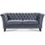 Milton Chesterfield 2-sits soffa - Valfri färg och tyg + Fläckborttagare för möbler
