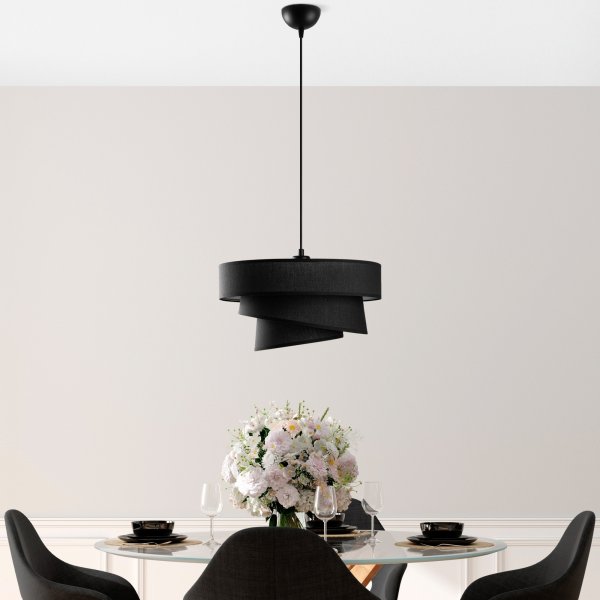 Stage taklampa 40 cm - Svart