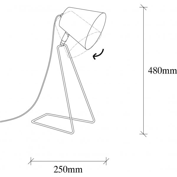 Sivani bordslampa - Svart Sivani bordslampa - Svart
