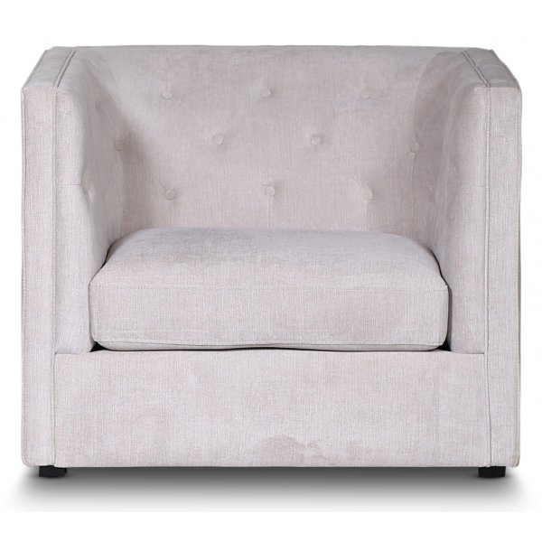 Milano fåtölj i beige tyg Milano fåtölj i beige tyg