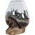 San Marino Vattendroppe vas - Teak/glas - 15-20 cm