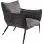 Fauteuil Alberta - Gris fonc