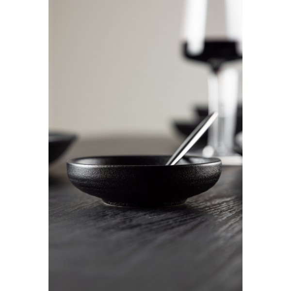 Wabi sabi sauskom 10 cm - Zwart