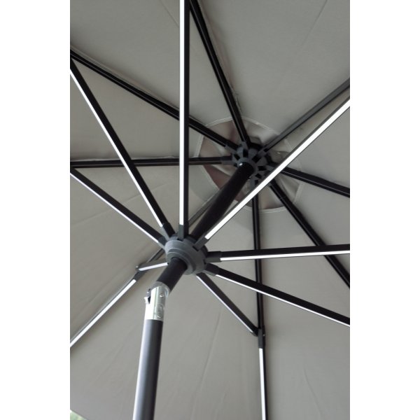 Sabal parasoll - Svart/Grå Sabal parasoll - Svart/Grå