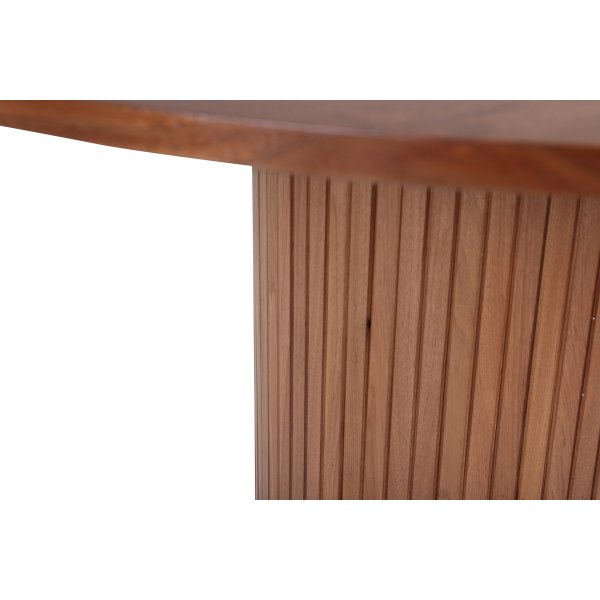 Nivå runt matbord i valnöt - Runt bord Ø110 cm Nivå runt matbord i valnöt - Runt bord Ø110 cm