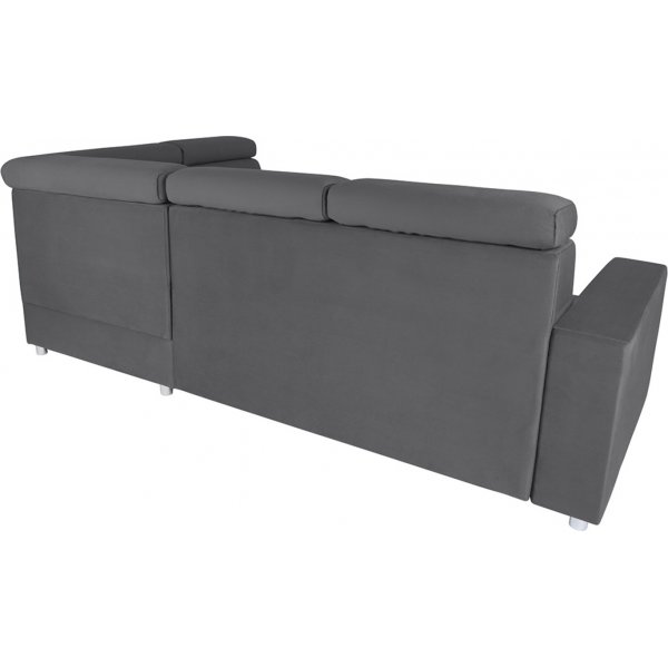 Canapé d\\\'angle Lone avec bout ouvert à droite - Gris Canapé d\\\'angle Lone avec bout ouvert à droite - Gris