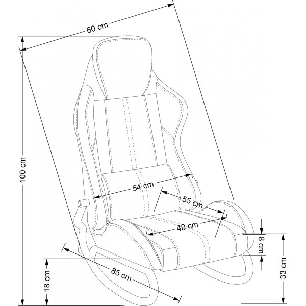 Chaise gamer gamer - Rouge/noir Chaise gamer gamer - Rouge/noir