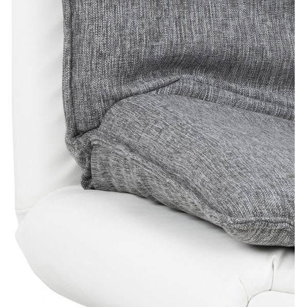 Canapé-lit Faith - PU gris/blanc Canapé-lit Faith - PU gris/blanc