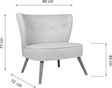 Fauteuil Bienville - Bleu