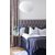 Nord sänggavel med knappar - Valfri storlek / färg + Möbelvårdskit för textilier