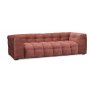 Nova 3-sits soffa - Mrkrosa sammet
