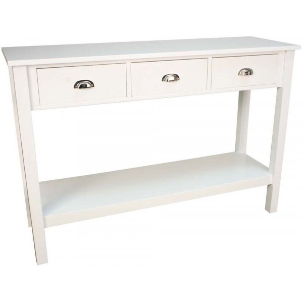 Max konsolbord 110 x 36 cm - Vit