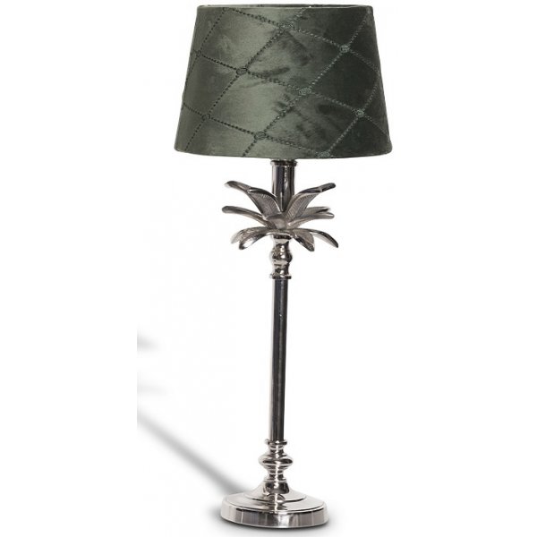 Palmblad Bordslampa H39 cm - Silver Palmblad Bordslampa H39 cm - Silver