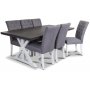 Ventos Matbord - Vit/gr/brun
