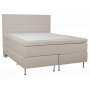Kontinentalsng 180x200 cm beige pocketfjdning 5 zoner