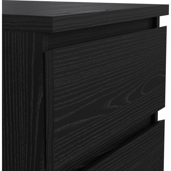 Naia slank dressoir met 3 laden - Zwarte doos Naia slank dressoir met 3 laden - Zwarte doos
