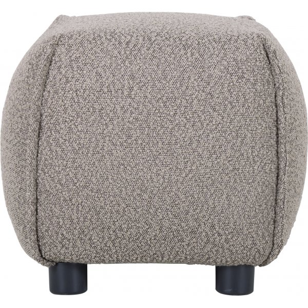 Pall 48x48 cm i mörkbeige bouclè Pall 48x48 cm i mörkbeige bouclè