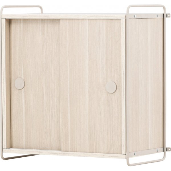 Paris väggskåp 68 x 60 cm - Beige/Whitewash Paris väggskåp 68 x 60 cm - Beige/Whitewash