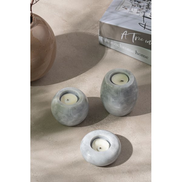 Ljushllare i gr marmor frn Verona - 3 delar