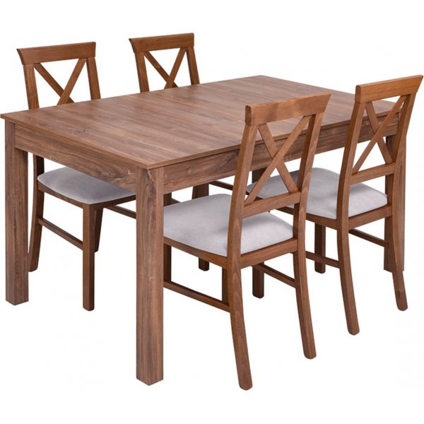 Chaise de salle  manger Allan - Gris/Chne Stirling