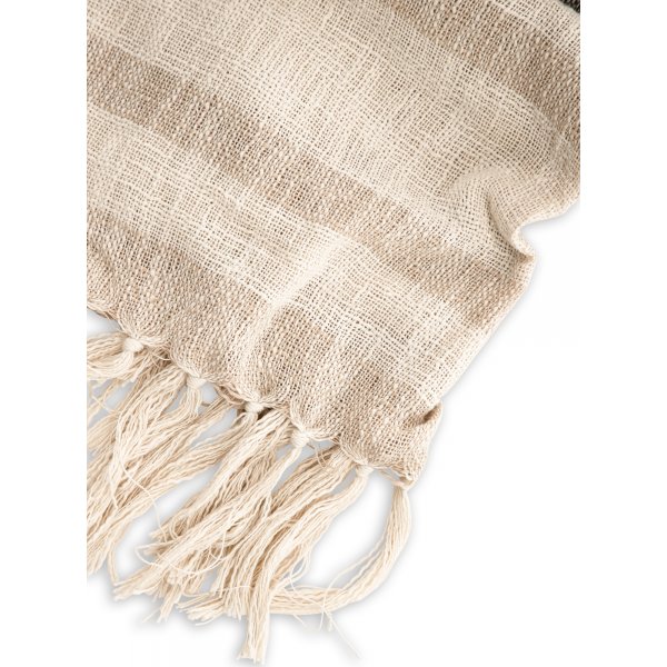 Bondi pld 130x170 cm - Beige/mrkgrn/vit