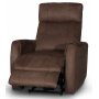 Enjoy Elof el Recliner med USB - Brunt Ecolder