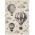 Barnmatta Mitchell Luftballong Grå/Vit - 140x200 cm