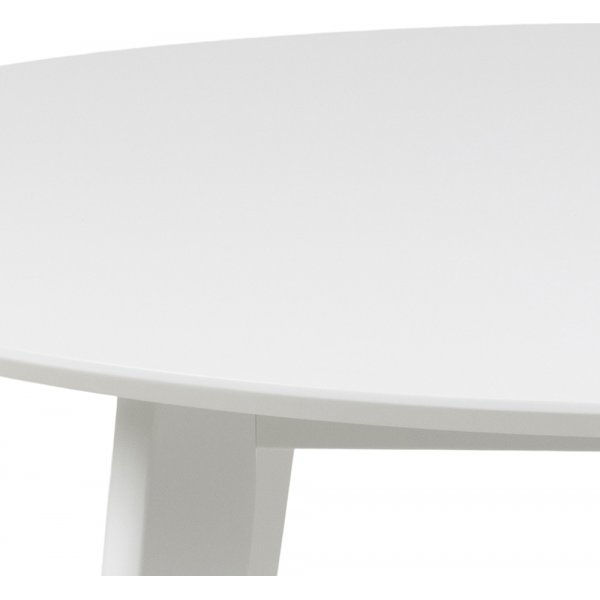 Table à manger Roxby Ø105 cm - Blanc Table à manger Roxby Ø105 cm - Blanc