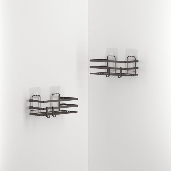 Stirling vägghylla - Svart Stirling vägghylla - Svart