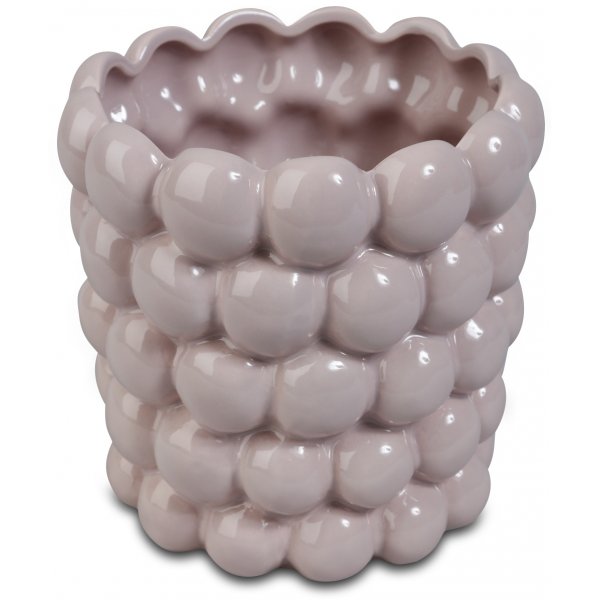 Kruka Big Bouble H23 cm - Rosa