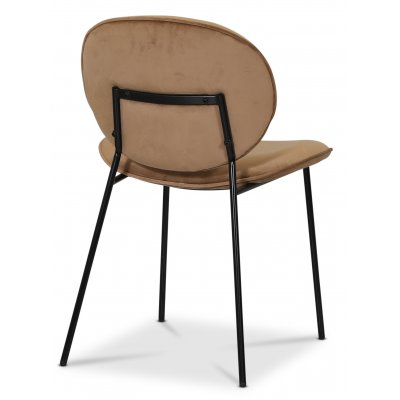 Rondo stol i sammet - Brun + Mbelvrdskit fr textilier