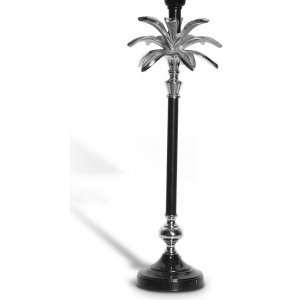 Palmblad Bordslampa 39 cm - Silver/Svart