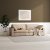 Moby 4-sits soffa 266 cm - Mörkbeige Moby 4-sits soffa 266 cm - Mörkbeige