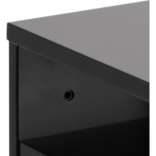 Ashlan vgghngt sngbord 35 x 32 cm - Svart