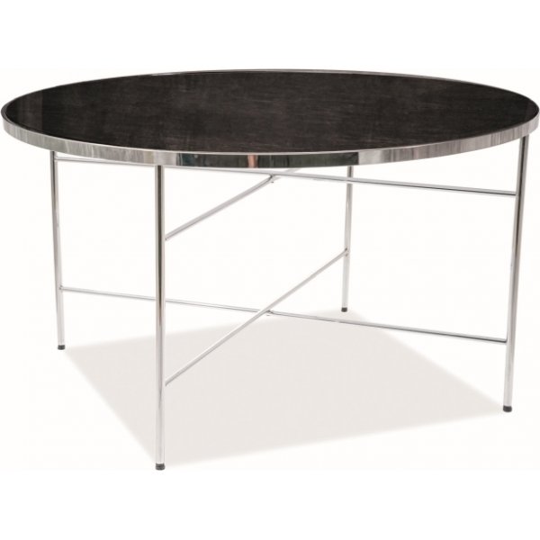 Ibiza soffbord 80 cm - Svart