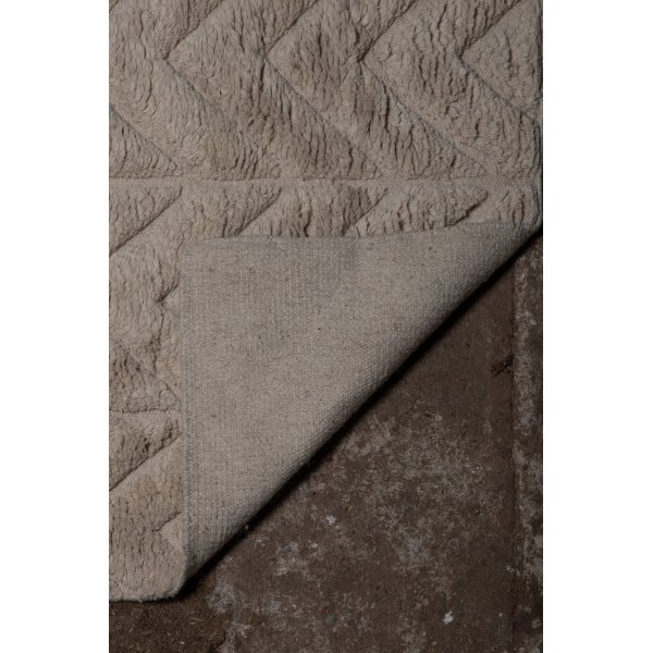 Zoë wollen vloerkleed - Beige Zoë wollen vloerkleed - Beige