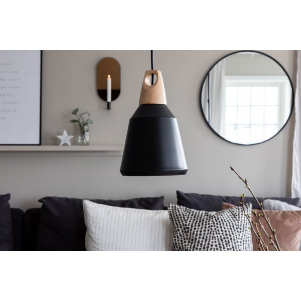 Marhult taklampa - Svart