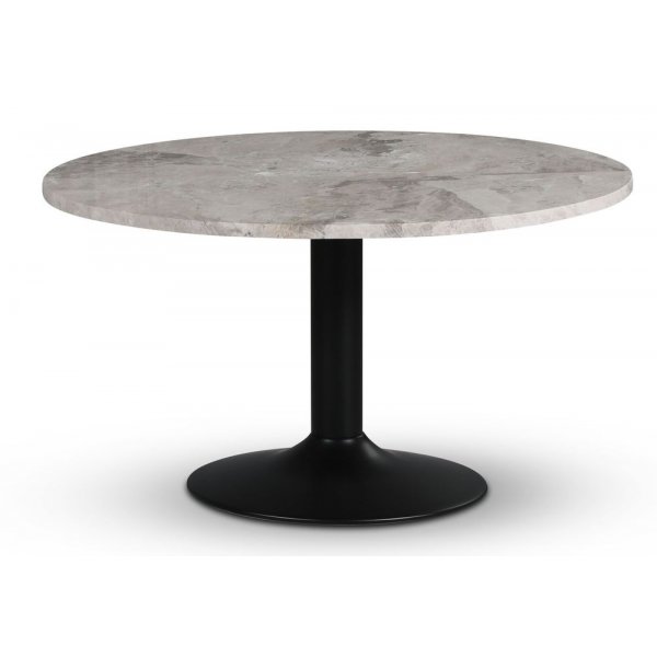 Groupe de salle à manger Empire, table à manger ronde Ø105 cm avec 4 chaises en bois courbé No30 - Marbre Diana argenté Groupe de salle à manger Empire, table à manger ronde Ø105 cm avec 4 chaises en bois courbé No30 - Marbre Diana argenté