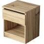 Luvio sngbord 26 - Ek/svart